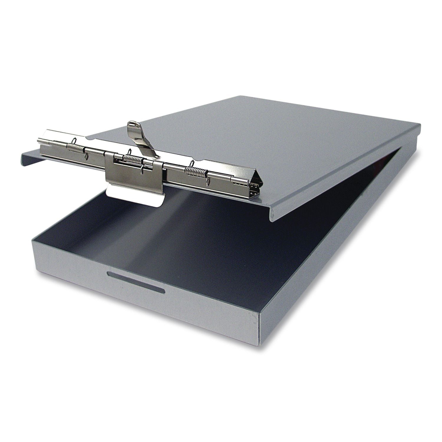 Saunders Recycled Aluminum Redi-Rite Clipboard - Top Opening - 6" x 9" - Aluminum - Silver - 1 Each