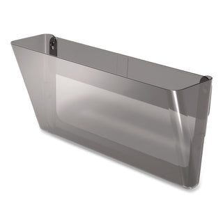 Unbreakable Plastic Wall File, Legal Size, 15.4" x 4" x 7.6", Smoke