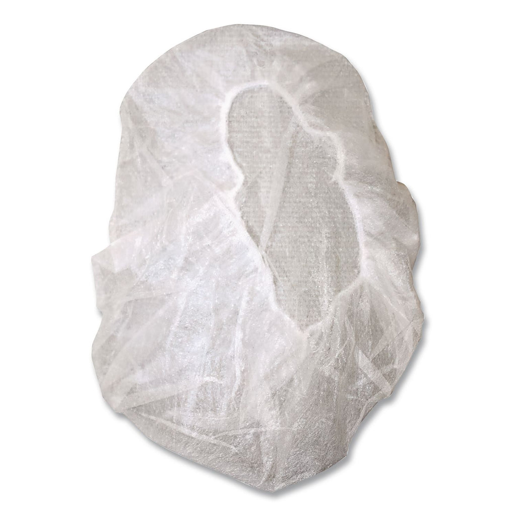 BC Series Bouffant Caps, 24", White, 1,000/Carton