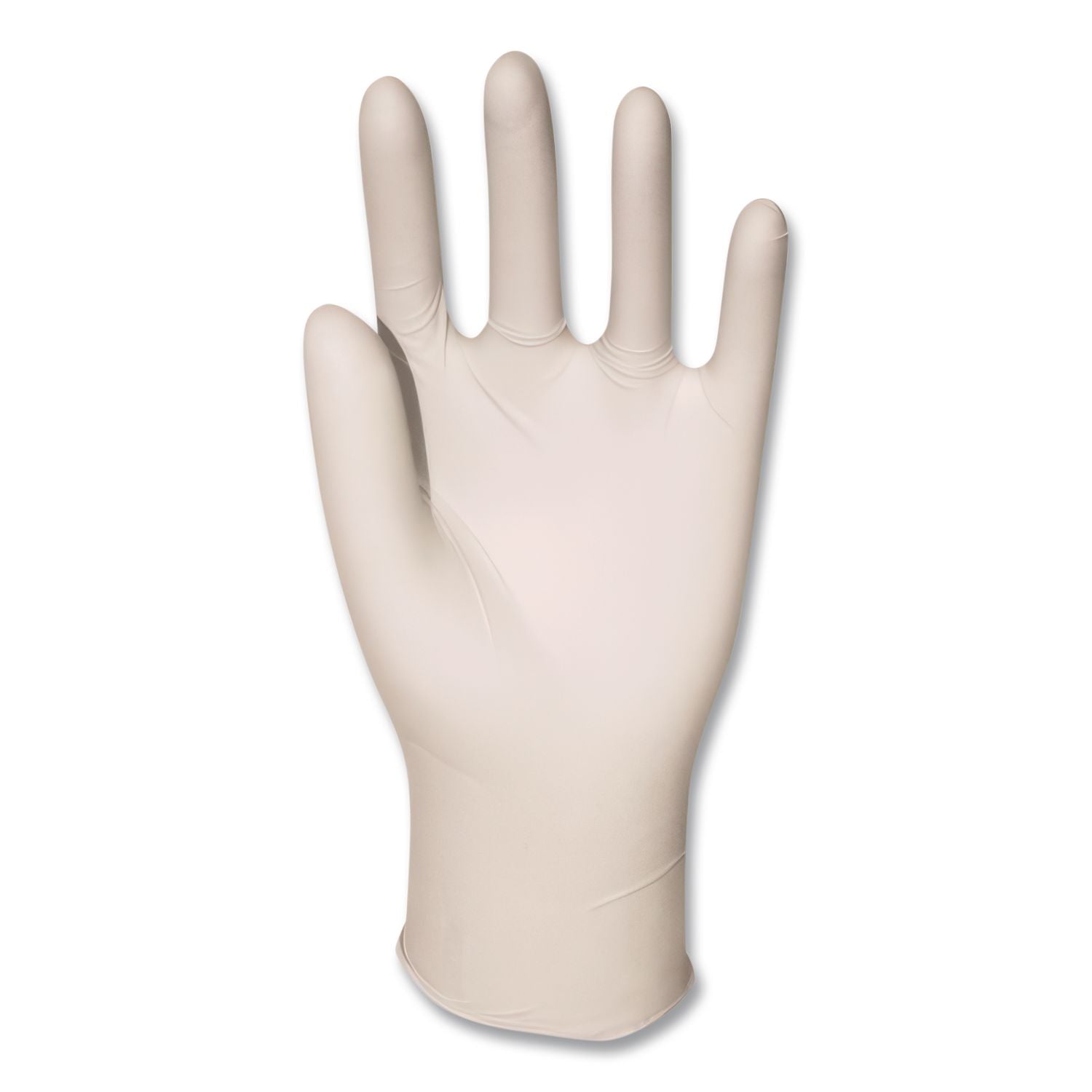 L5201 Series Powder-Free Latex Gloves, 4 mil, Large, Cream, 100/Box