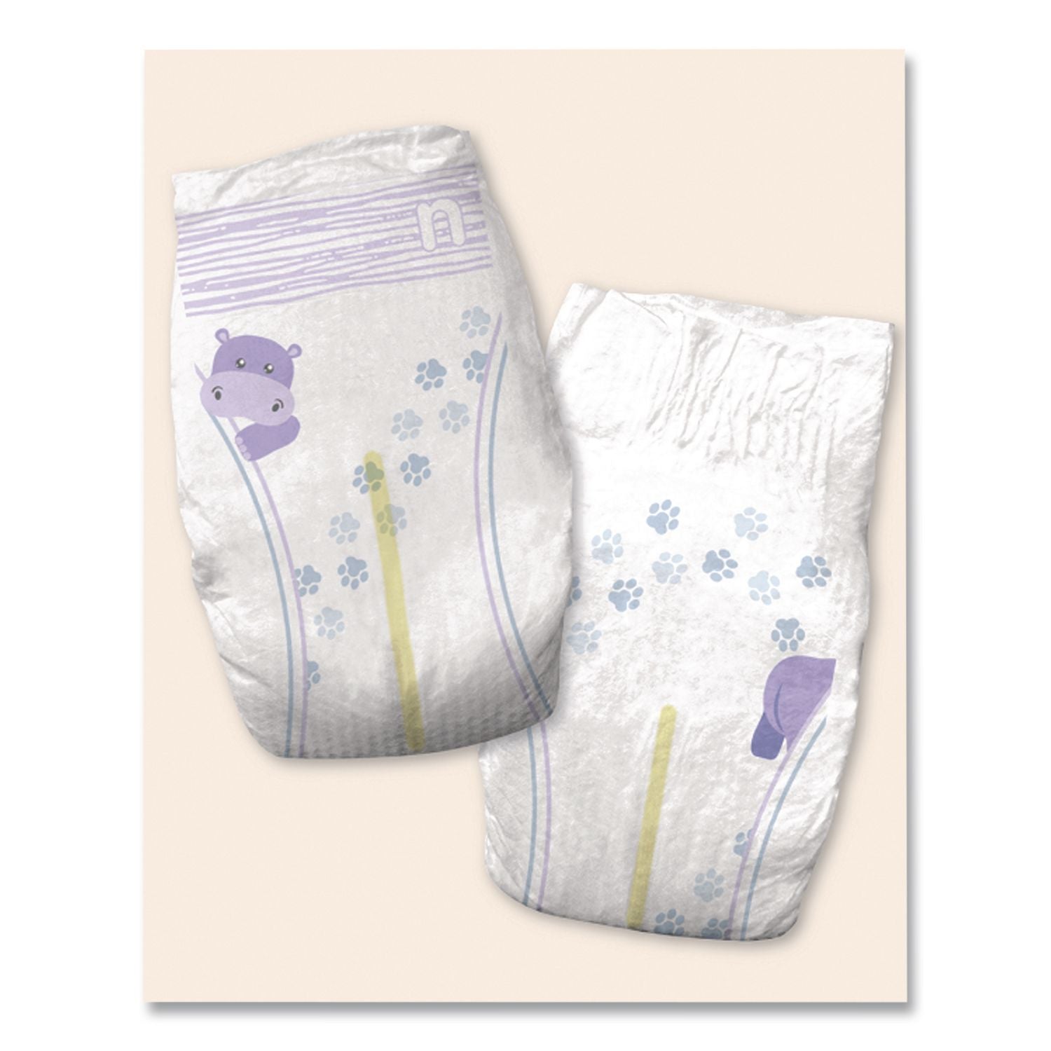 Premium Jumbo Diapers, Size 0, Newborn to 10 lbs, 60/Carton
