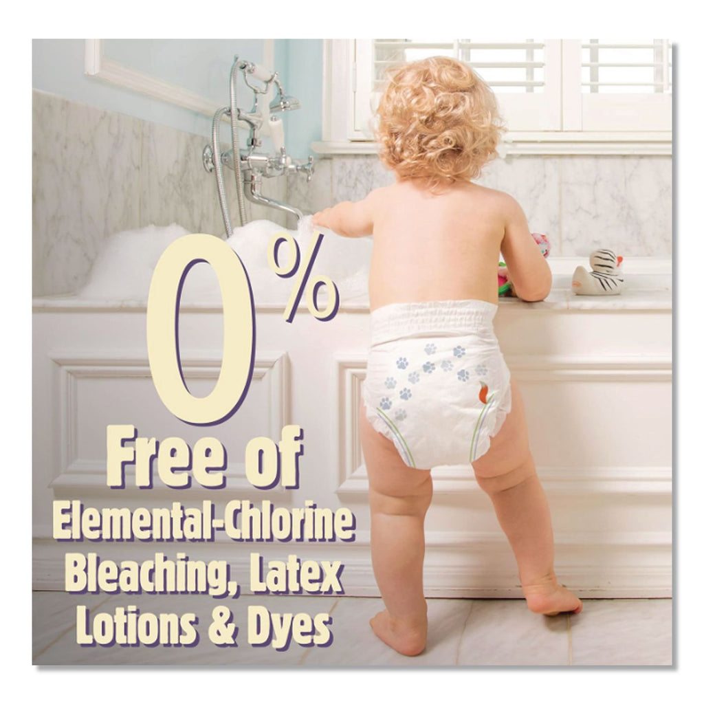 Premium Jumbo Diapers, Size 3, 16 lbs to 28 lbs, 144/Carton