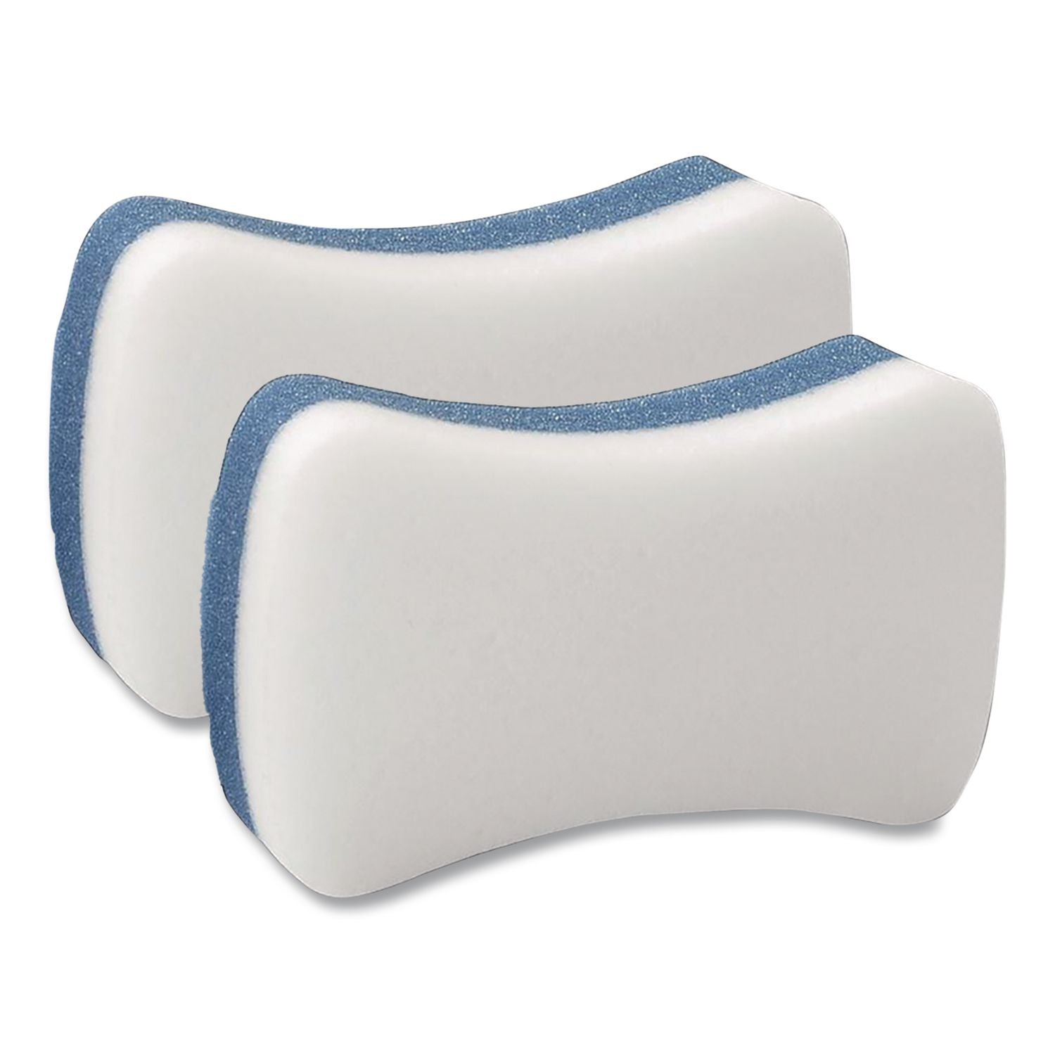 3M Whiteboard Erasers - White, Blue - 5" Width x 3" Height x - 2 / Pack