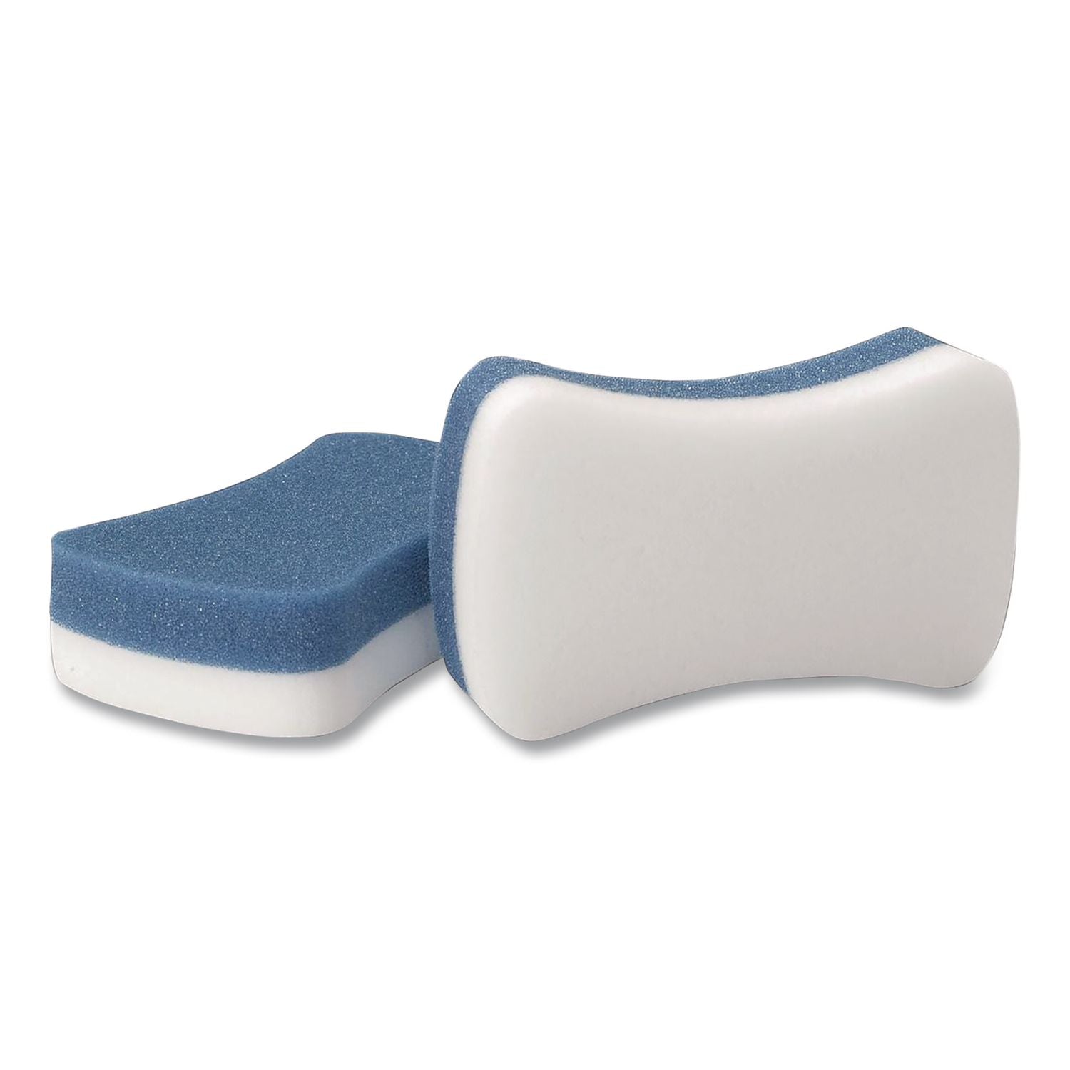 3M Whiteboard Erasers - White, Blue - 5" Width x 3" Height x - 2 / Pack