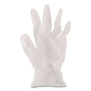 V5101 Series Latex-Free Powdered Vinyl Gloves, 3 mil, Small, Clear, 100/Box