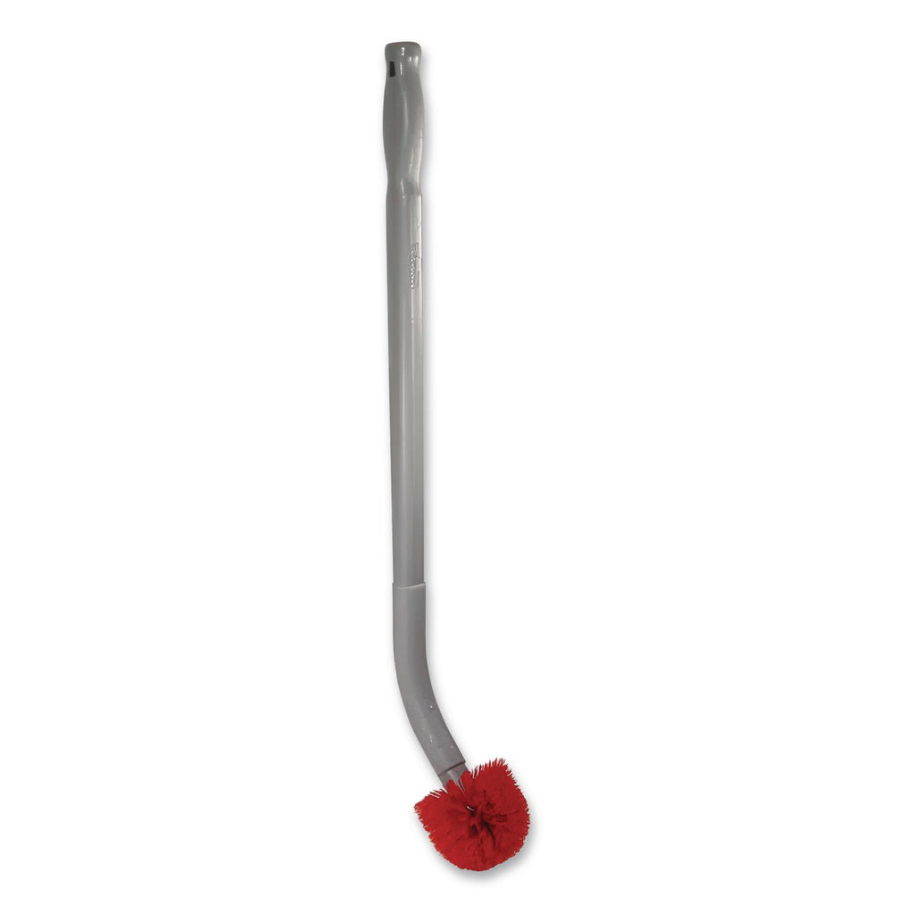 Ergo Toilet Bowl Brush with Nylon Bristle Head, Handle and 2 Heads