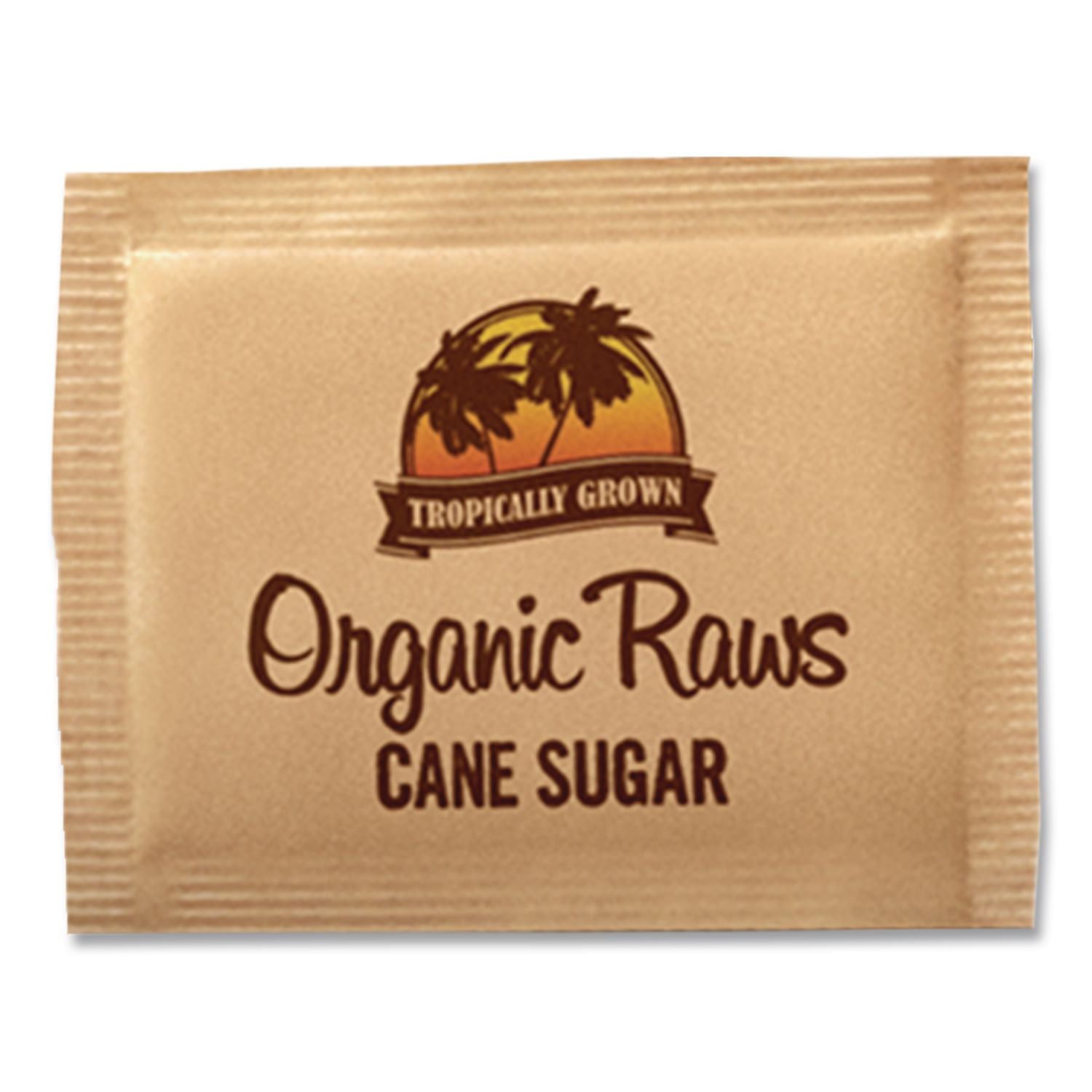 Raw Turbinado Sugar Packets, 0.16 oz Packet, 200 Packets/Box