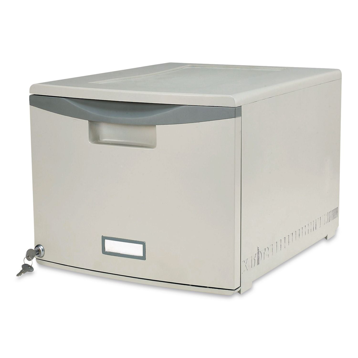 Stackable Storage Drawer, 14.8" x 18.3" x 12.8", Gray