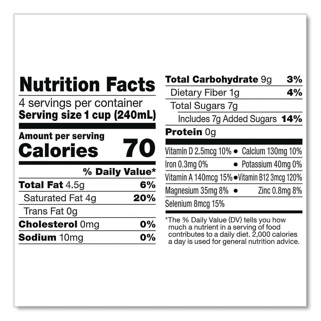Coconut Milk, Original, 32 oz Aseptic Box