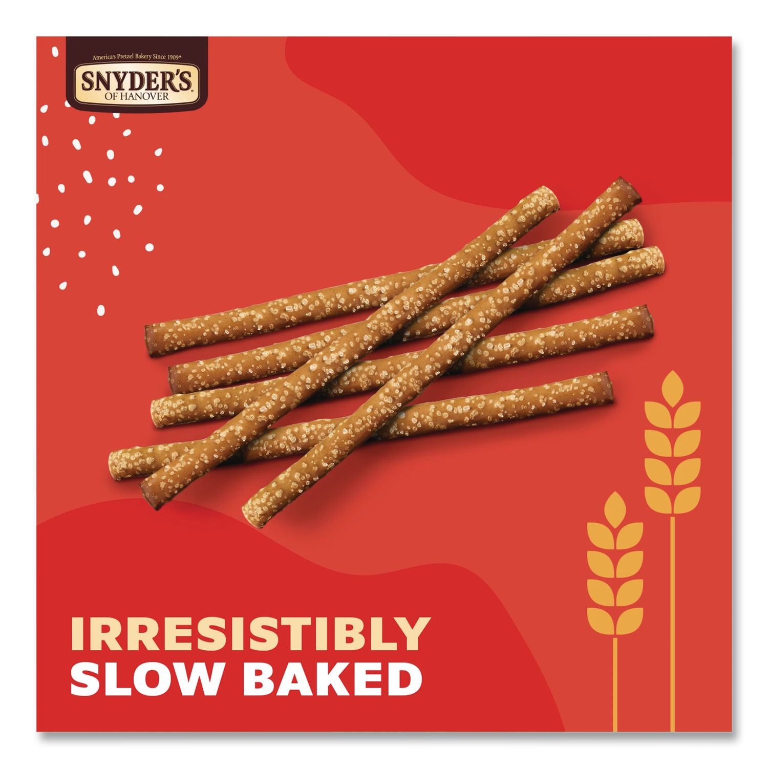 Old Fashioned Pretzel Rods, Salted, 27 oz Barrel