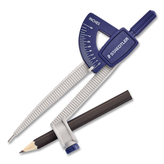 Student Compass, 8.5" Maximum Diameter, Plastic, Blue