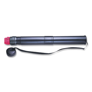 Telescopic Art Tube, 28" to 49" Long, 3" Diameter, Black