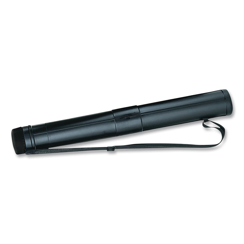 Telescopic Art Tube, 28" to 49" Long, 3" Diameter, Black