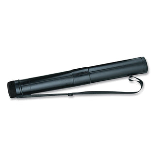 Telescopic Art Tube, 28" to 49" Long, 3" Diameter, Black
