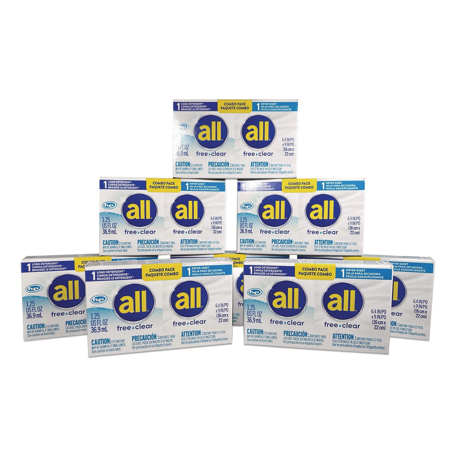 Free Clear HE Liquid Laundry Detergent/Dryer Sheet Dual Vend Pack, 100/Ctn