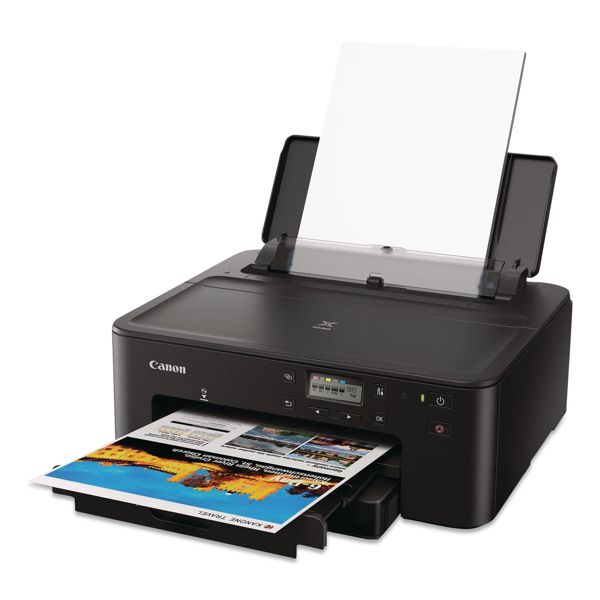 Canon TS702A Wireless Inkjet Printer - Color - Ink Tank System - 4800 x 1200 dpi Print - Automatic Duplex Print - 350 Sheets Input - Ethernet - Wireless LAN - Wireless PictBridge - Photo Print - Ethernet - USB