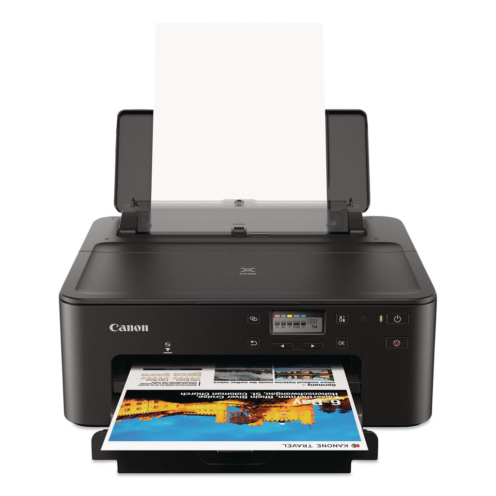 Canon TS702A Wireless Inkjet Printer - Color - Ink Tank System - 4800 x 1200 dpi Print - Automatic Duplex Print - 350 Sheets Input - Ethernet - Wireless LAN - Wireless PictBridge - Photo Print - Ethernet - USB