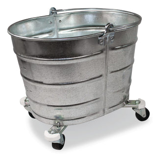 Metal Mop Bucket, 26 qt, Steel