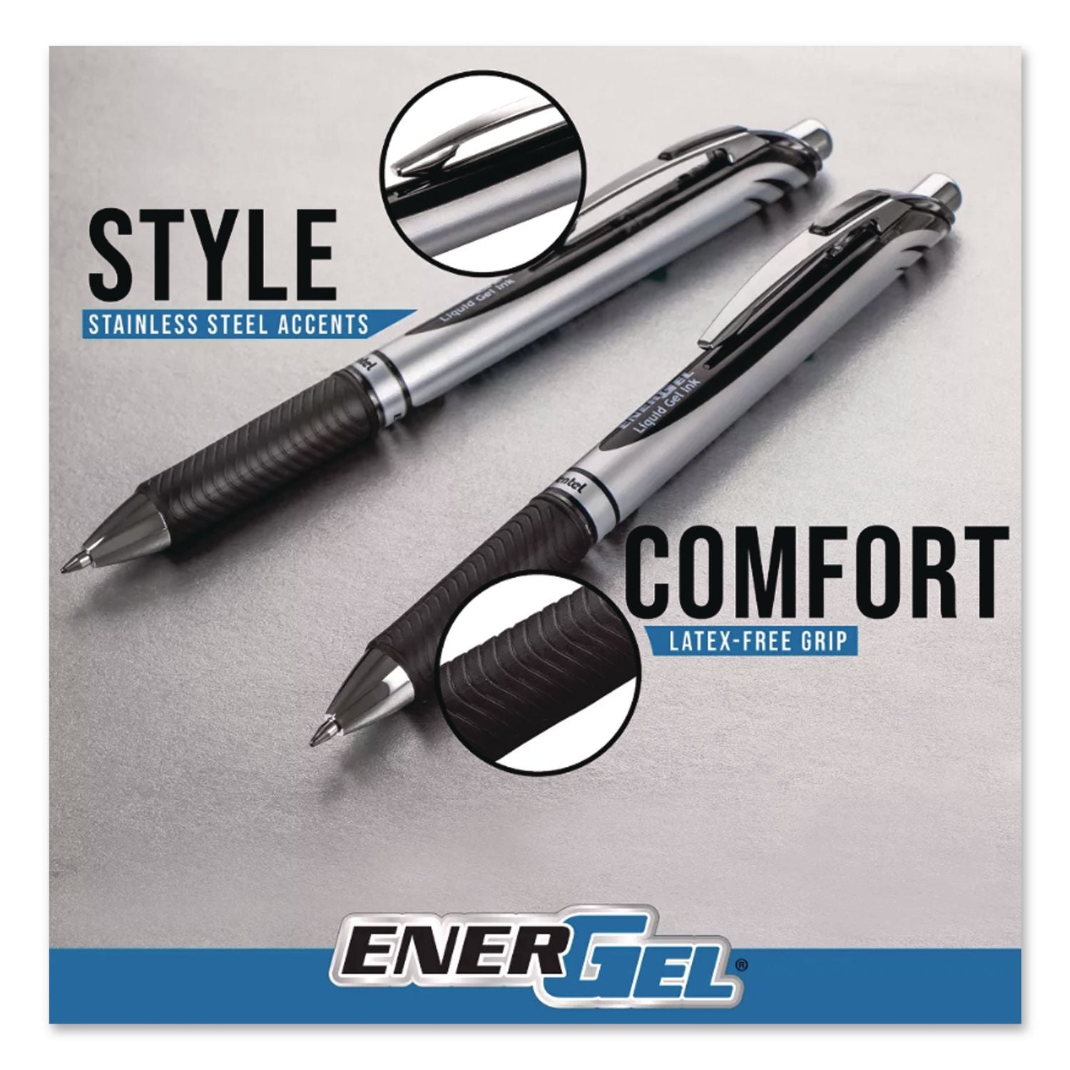 EnerGel RTX Gel Pen, Retractable, Medium 0.7 mm, Assorted Ink and Barrel Colors, 5/Pack
