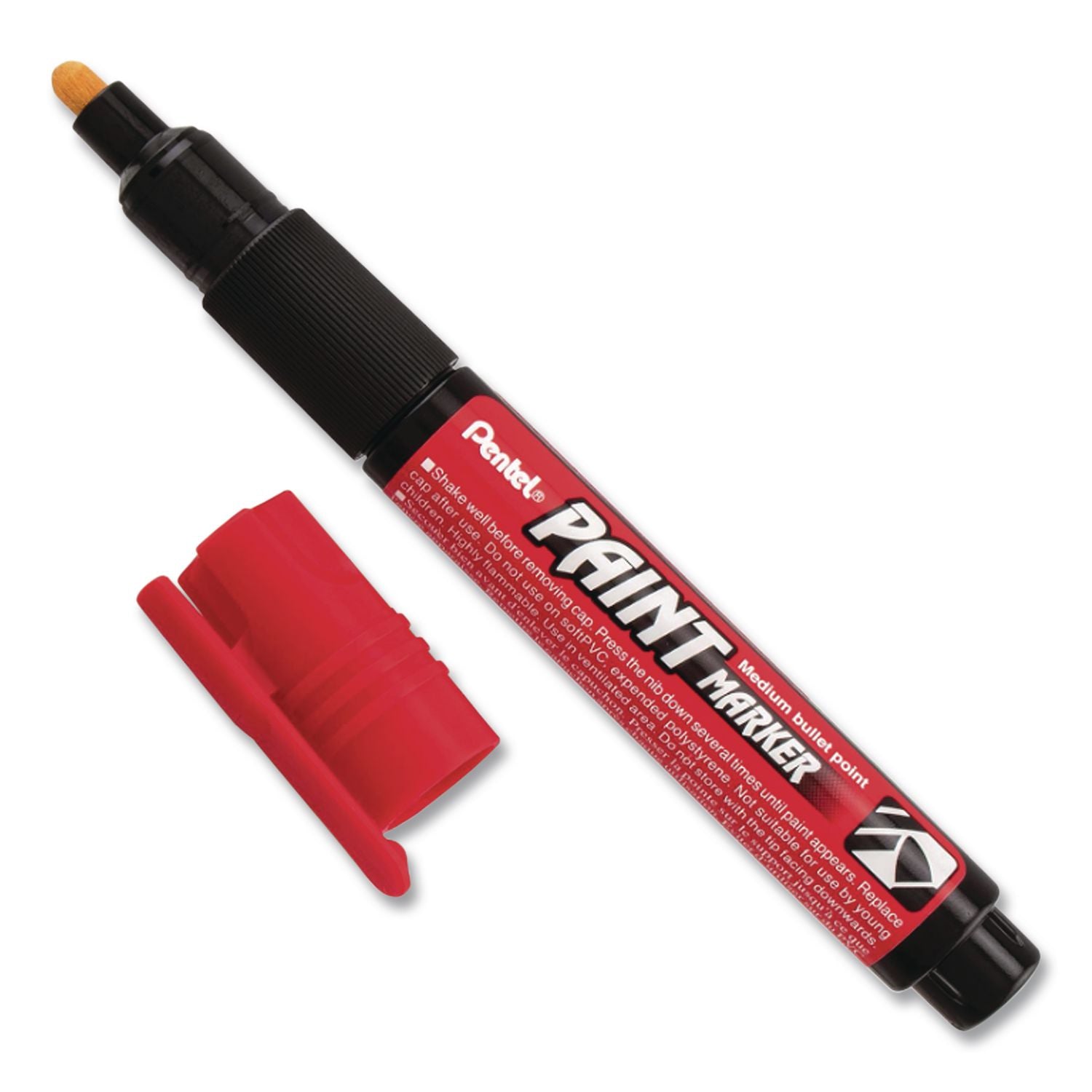 Opaque Bullet Tip Paint Markers, Medium Bullet Tip, Assorted Colors, 9/Pack