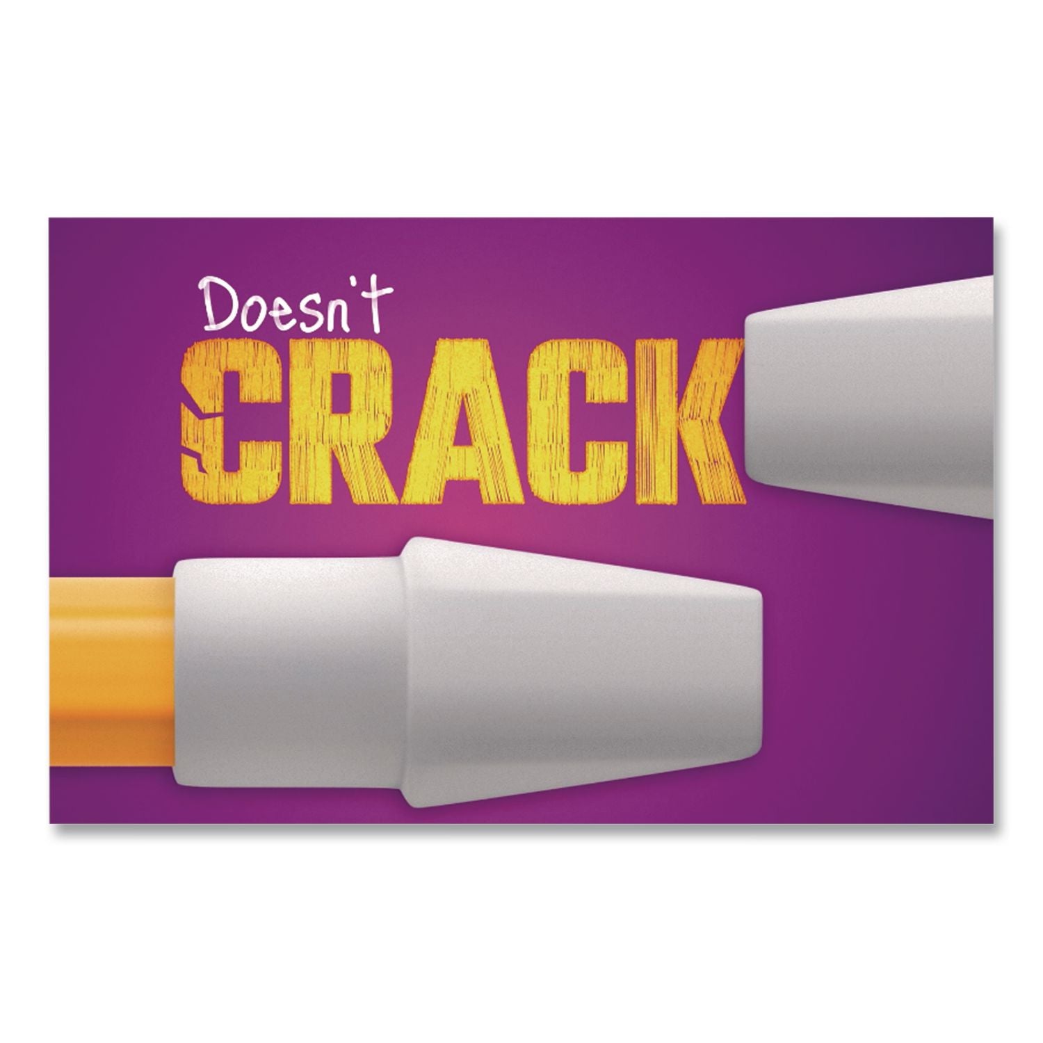 Hi-Polymer Cap Eraser, For Pencil Marks, White, 50/Pack