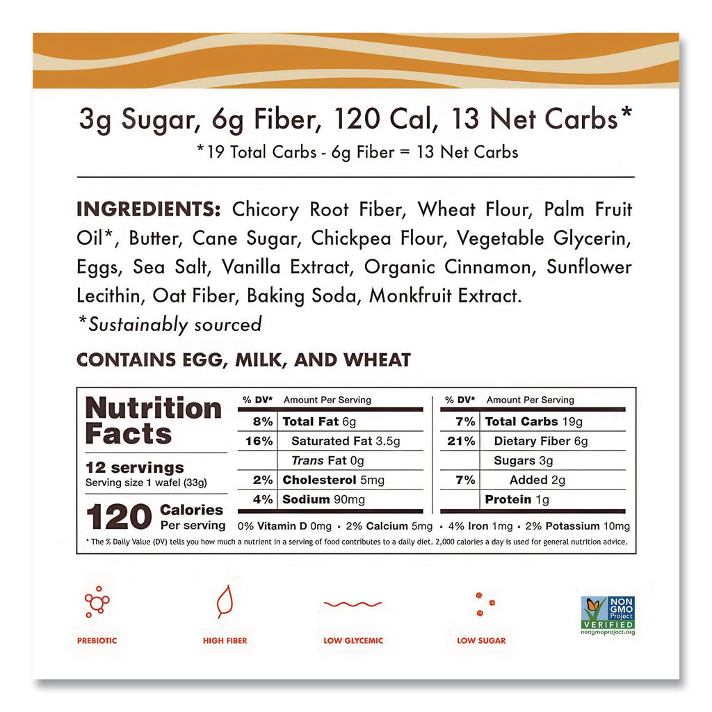 Wafels - Single Serve, Dutch Caramel and Vanilla, 1.16 oz Pack, 12/Box
