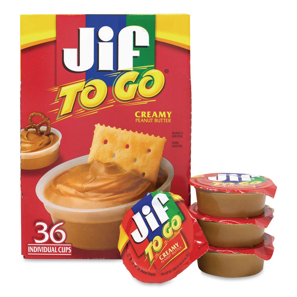Spreads, Creamy Peanut Butter, 1.5 oz Cup, 36 Cups/Box, Ships in 1-3 Business Days