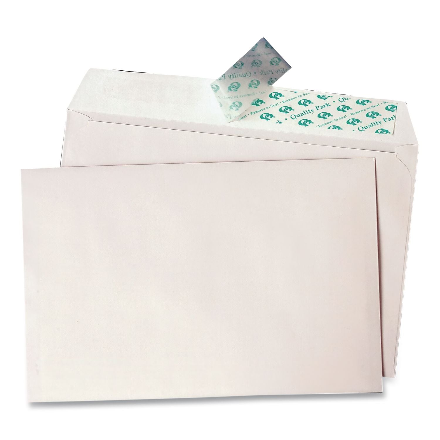 Quality Park A9 Greeting Card Envelopes with Self Seal Closure - Announcement - 5 3/4" Width x 8 3/4" Length - 24 lb - Peel & Seal - 100 / Box - White