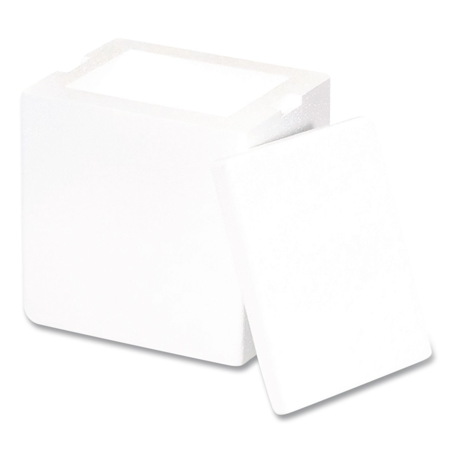 Insulated Shipping Container, 1.5" Foam Insert, 9" x 11" x 15", White/Blue