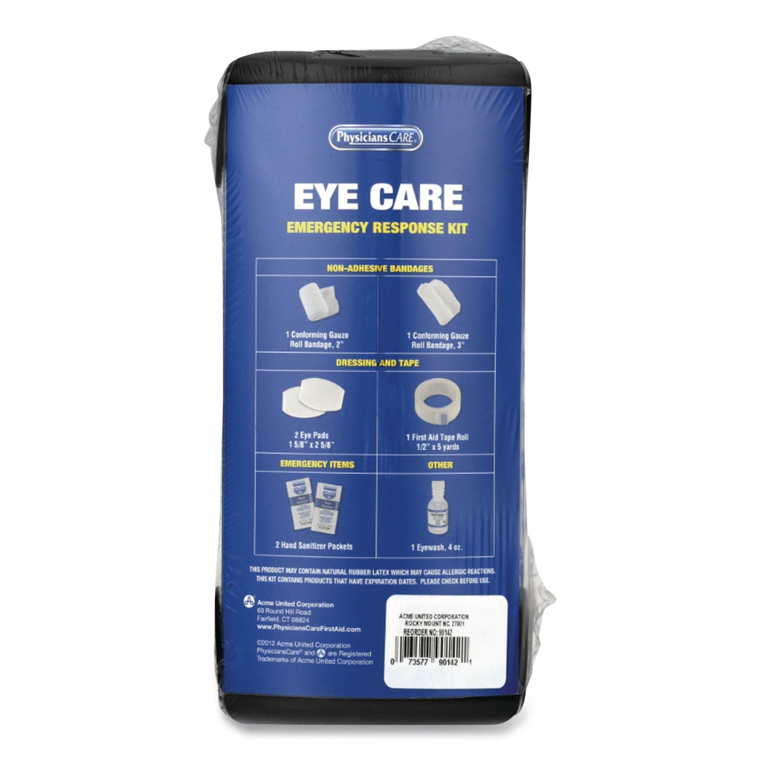 First Responder Eye Care First Aid Kit, Plastic Case