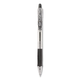 EasyTouch Ballpoint Pen, Retractable, Fine 0.7 mm, Black Ink, Clear Barrel, 36/Pack