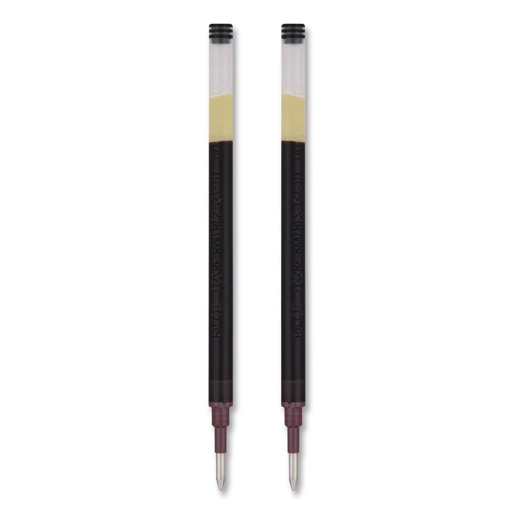 Refill for Pilot G2 Gel Ink Pens, Ultra-Fine Conical Tip, Black Ink, 2/Pack
