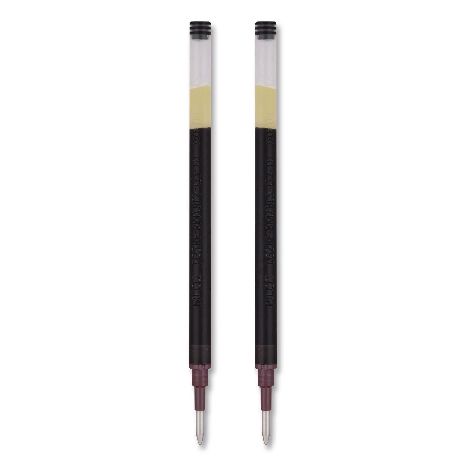 Refill for Pilot G2 Gel Ink Pens, Ultra-Fine Conical Tip, Black Ink, 2/Pack