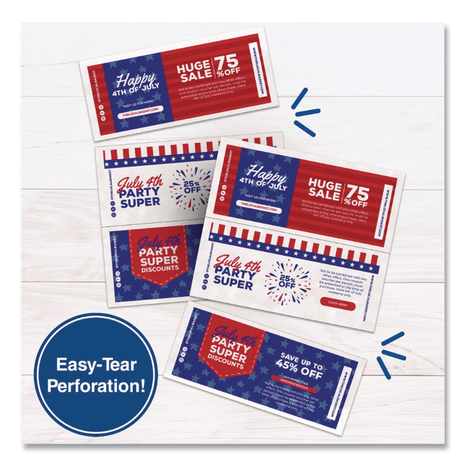 Perforated and Punched Paper, 92 Bright, 24 lb Bond Weight, 8.5 x 11, White, 500/Ream, 5 Reams/Carton