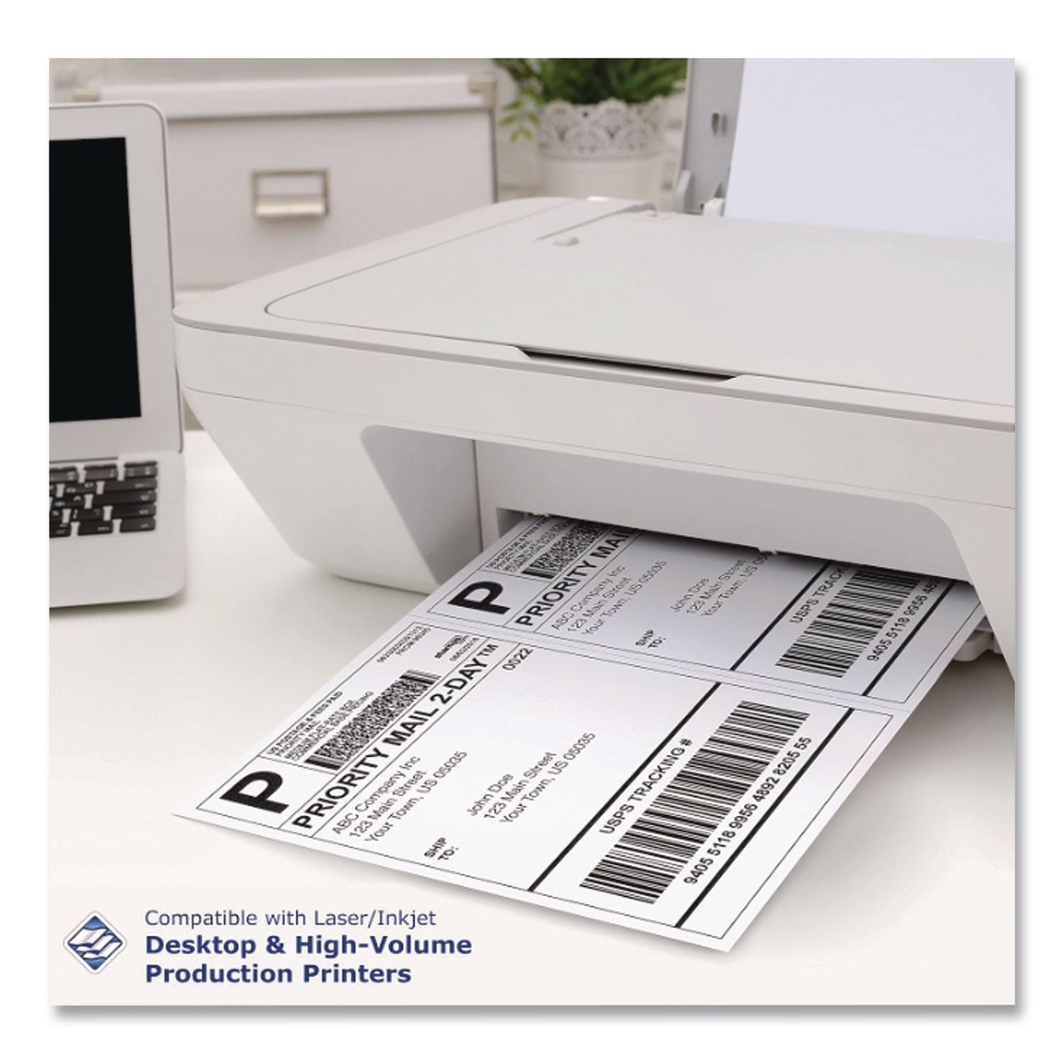 Perforated and Punched Paper, 20 lb Bond Weight, 8.5 x 11, White, 500/Ream, 5 Reams/Carton