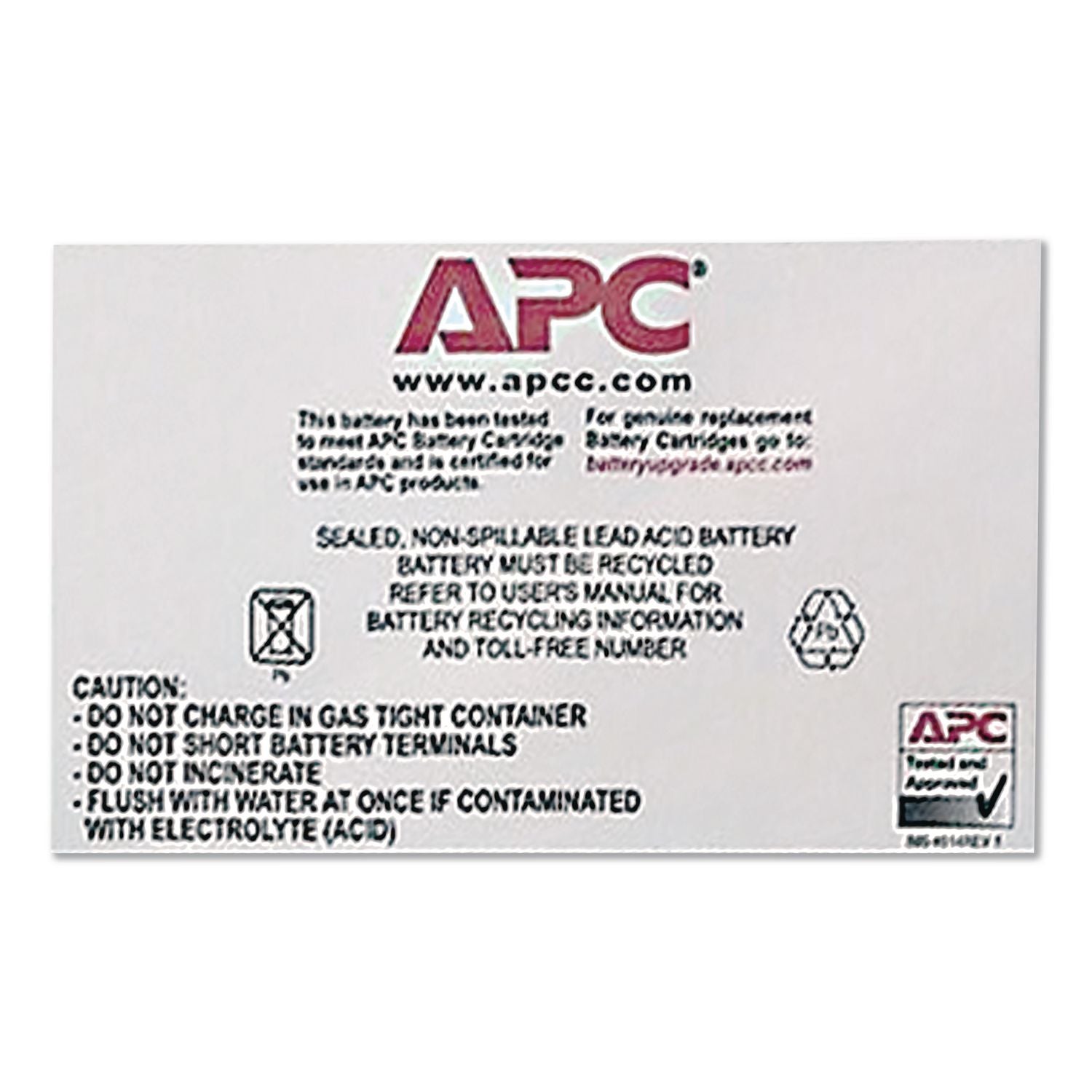 UPS Replacement Battery, Cartridge #35 (RBC35)