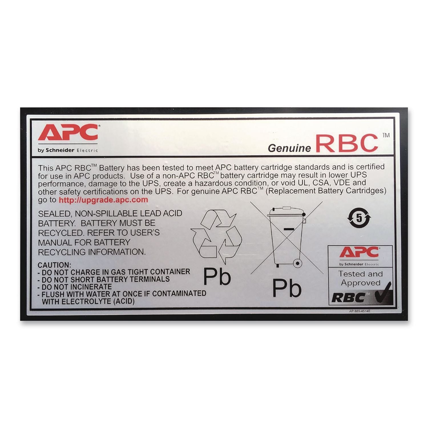 UPS Replacement Battery, Cartridge #7 (RBC7)
