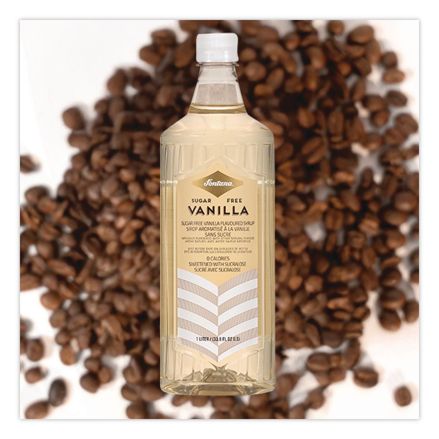 Flavored Coffee Syrup, Sugar Free Vanilla, 1 Liter