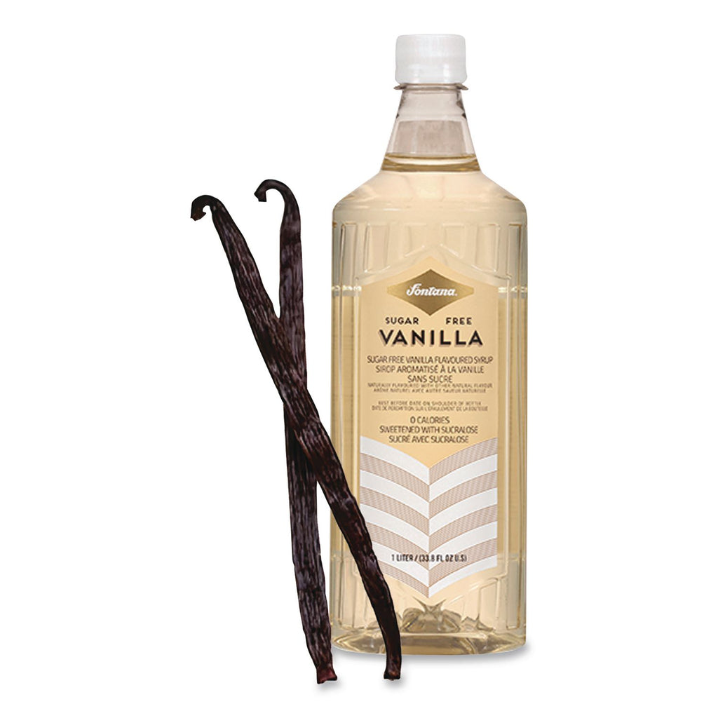 Flavored Coffee Syrup, Sugar Free Vanilla, 1 Liter