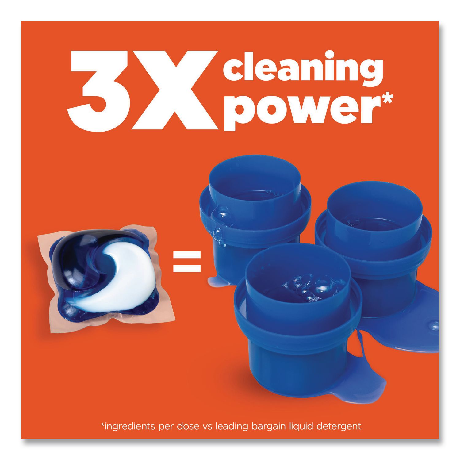 PODS Laundry Detergent, Clean Breeze, 36 oz Tub, 42 Pacs/Tub