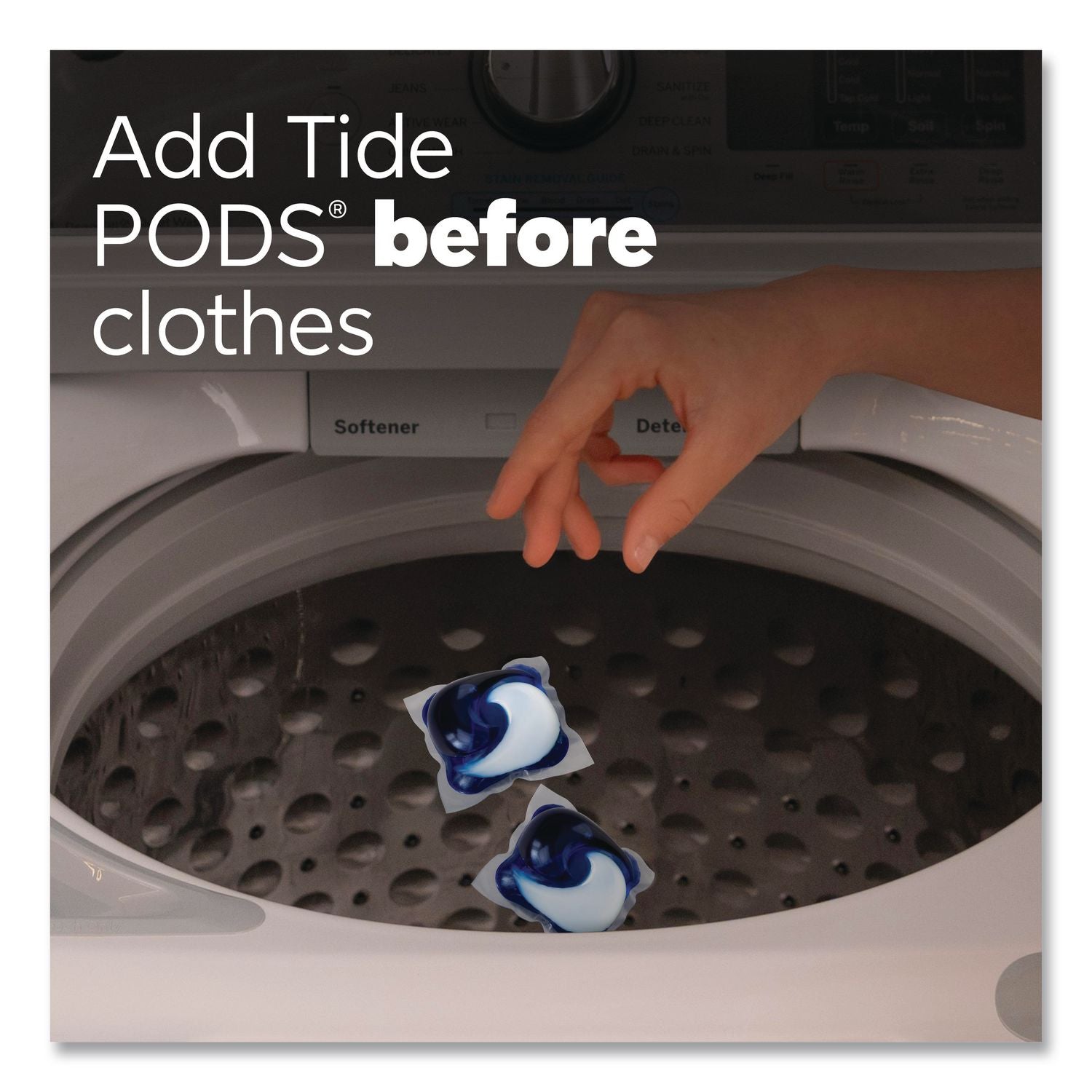 PODS Laundry Detergent, Clean Breeze, 36 oz Tub, 42 Pacs/Tub