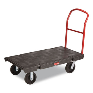 Heavy-Duty Platform Truck Cart, 2,000 lb Capacity, 24 x 48 Platform, Black