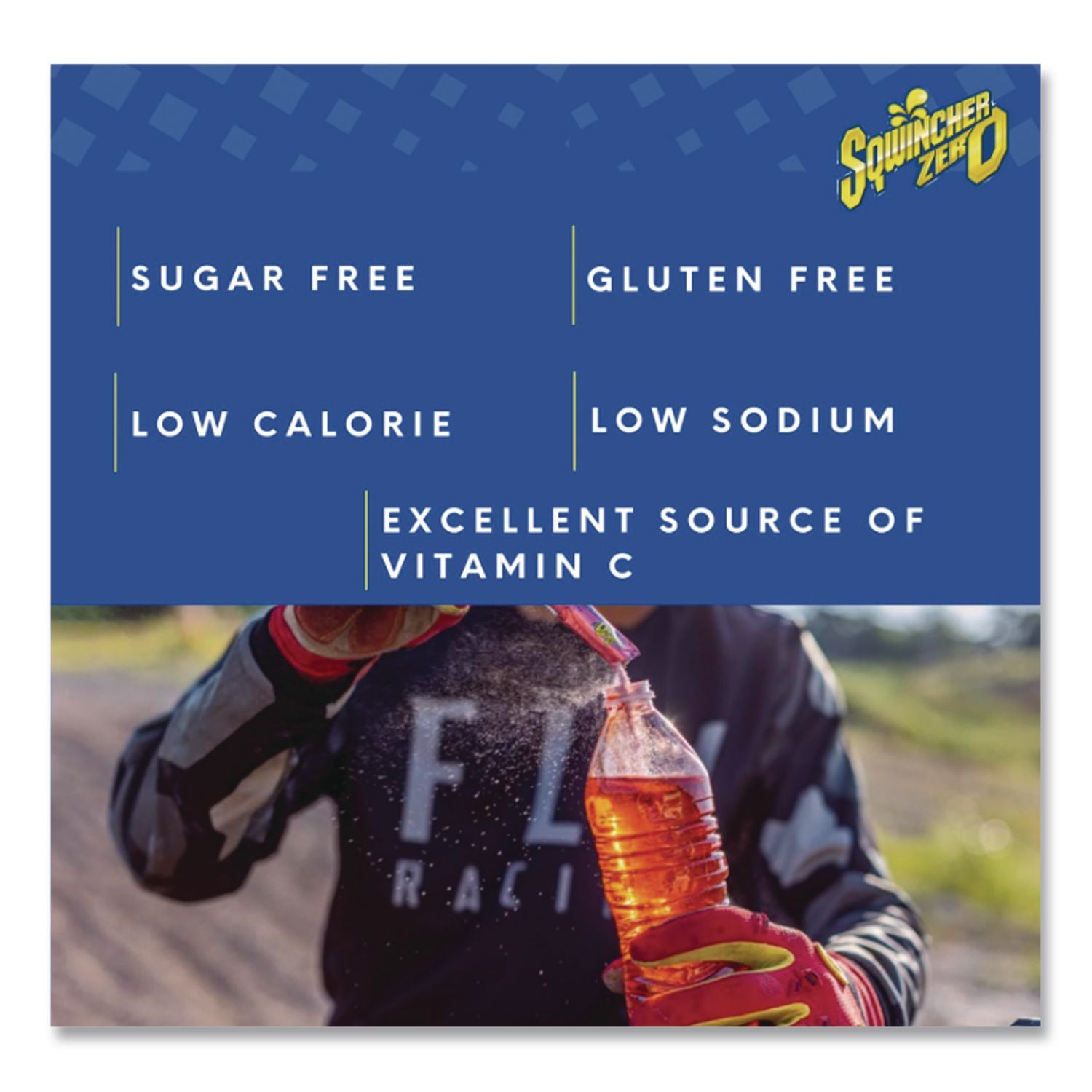Sugar-Free Qwik Stik Energy Drink Mix, Orange, 1.26 oz Packet, 50/Pack