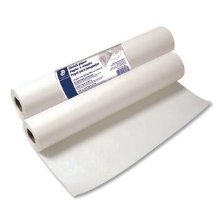 Transparent Sketch Paper Roll, 8 lb Bond Weight, 12" x 50 yd, White