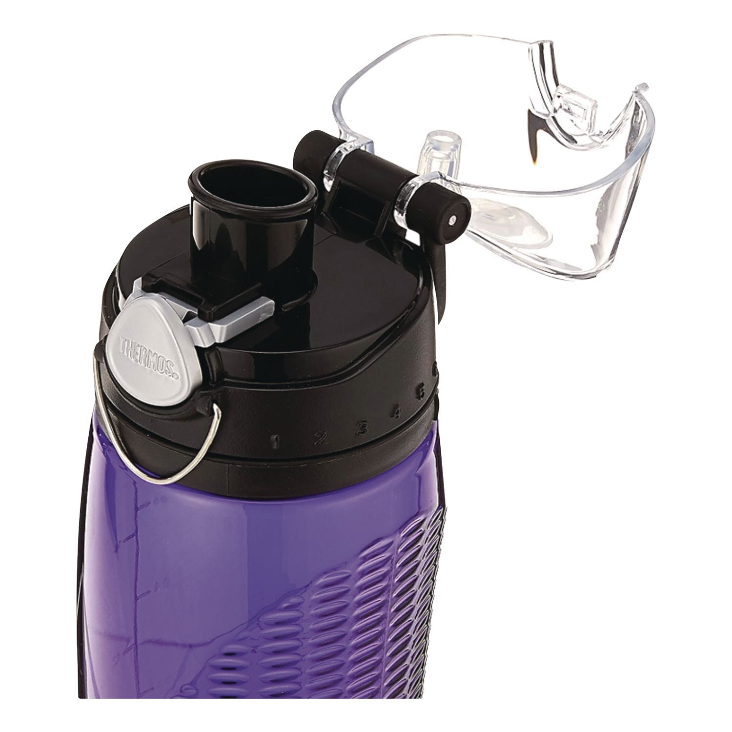 Intak by Thermos Hydration Bottle with Meter, 24 oz, Purple, Polyester