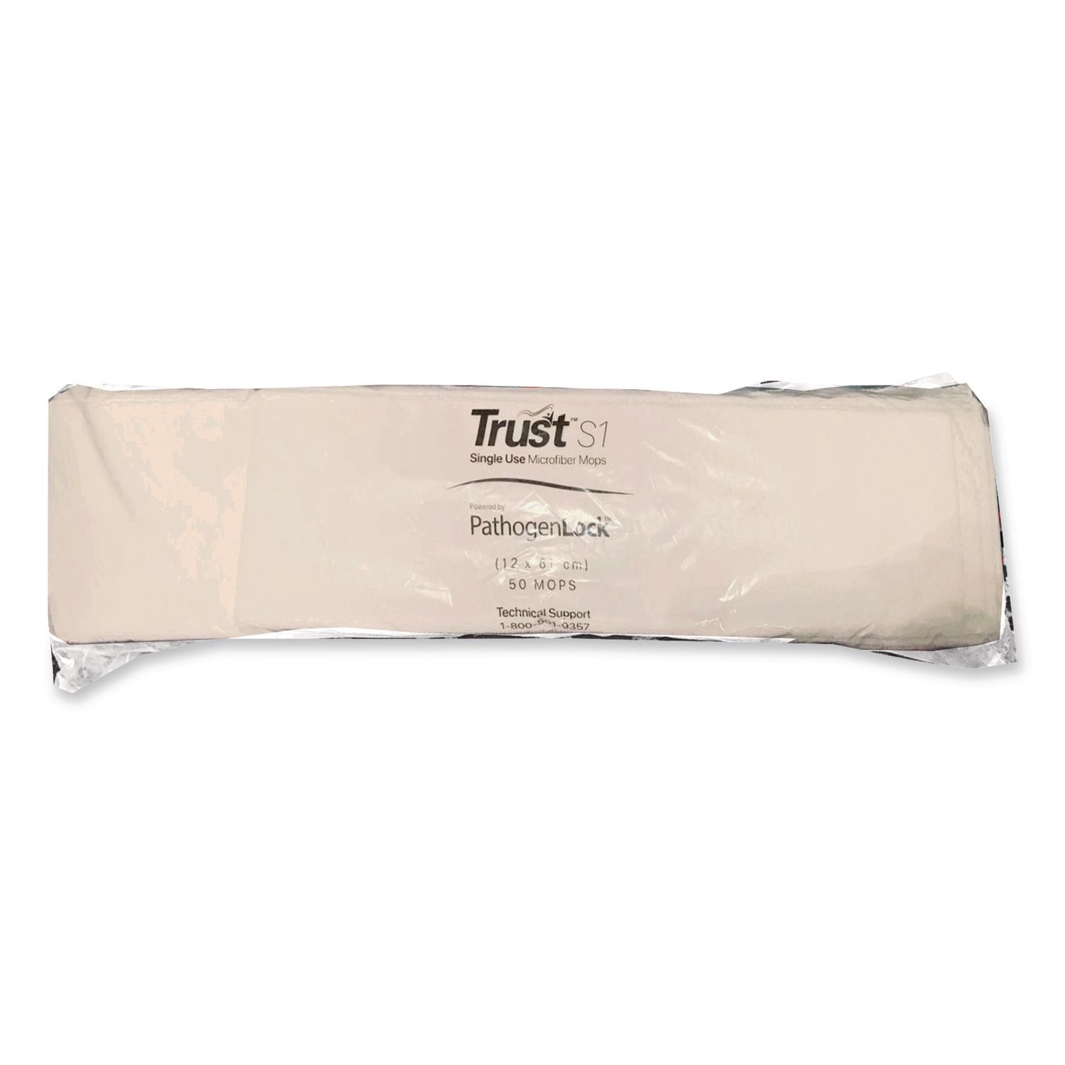 Freedom S1 Disposable Microfiber Wet/Dry Dust Mop Pads, 18 x 5, White, 50 Pads/Bag, 10 Bags/Carton