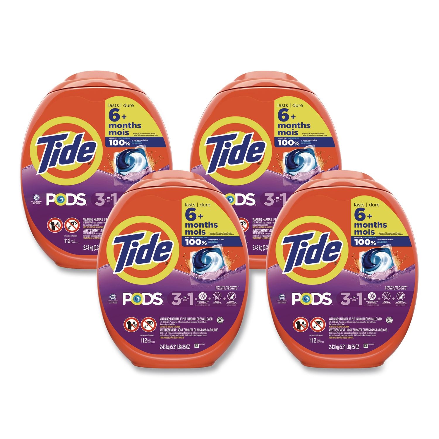Pods, Spring Meadow, 112 Pods/Tub, 4 Tubs/Carton