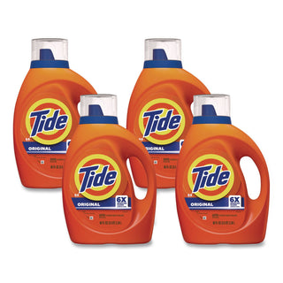 Liquid Laundry Detergent, Original Scent, 64 Loads, 84 oz Bottle, 4/Carton