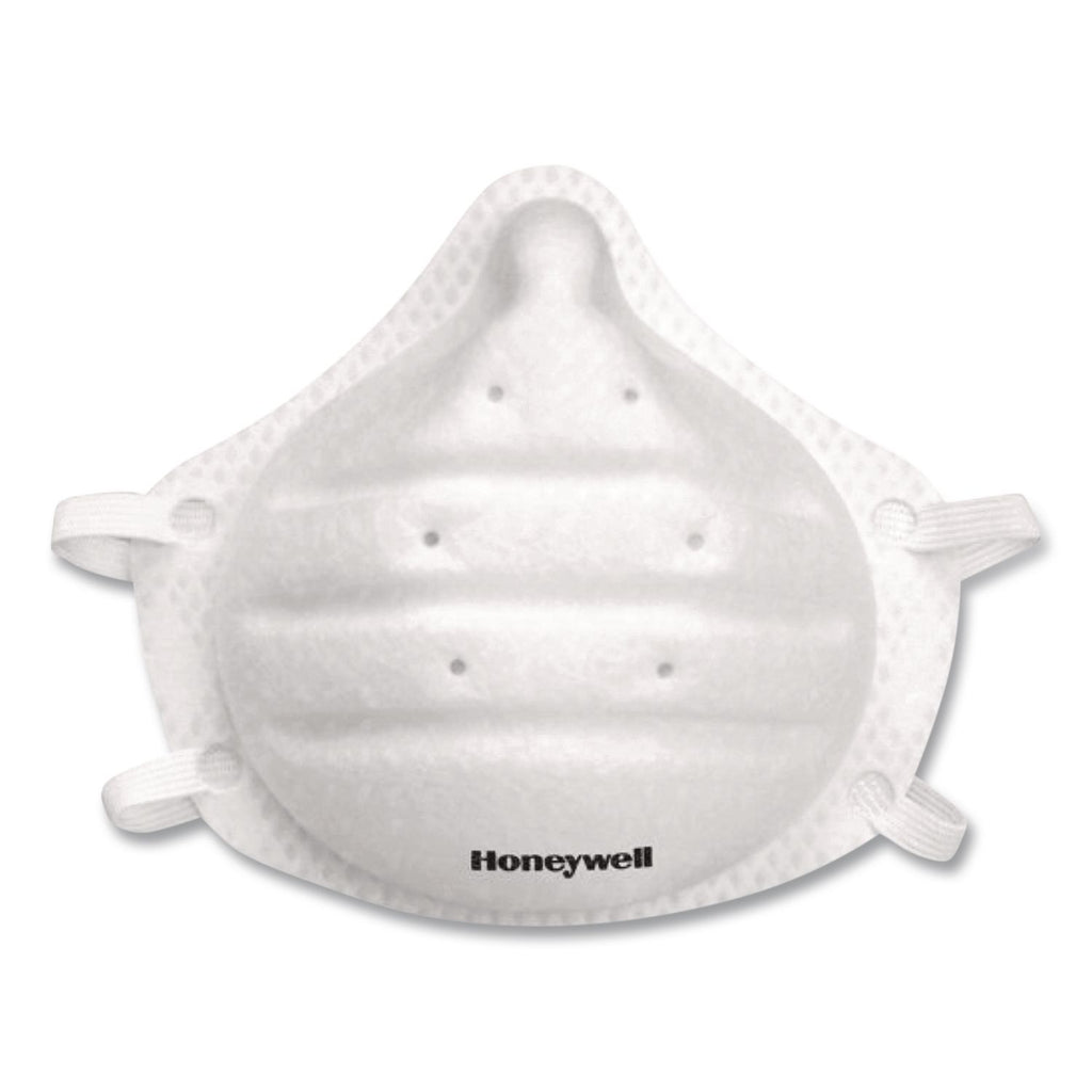 ONE-Fit N95 Single-Use Molded-Cup Particulate Respirator, One Size Fits Most, White, 10/Pack