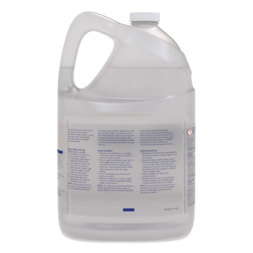 Carpet Extraction Rinse, Floral Scent, 1 gal Bottle, 4/Carton